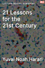 Littler Books cover of 21 Lessons for the 21st Century Summary