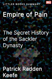 Littler Books cover of Empire of Pain: The Secret History of the Sackler Dynasty Summary