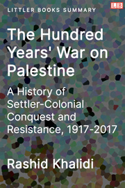 Littler Books cover of The Hundred Years' War on Palestine Summary