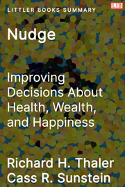 Littler Books cover of Nudge: Improving Decisions About Health, Wealth, and Happiness Summary